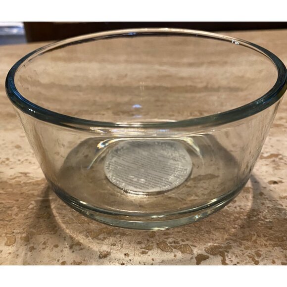 2-Cup Round Glass Baker Microwave & Dishwasher Safe Oven Safe Freezer Safe - Picture 2 of 3